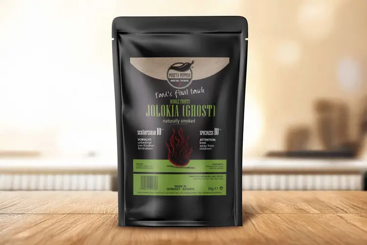 Puszta Peppers GmbH Beuteletiketten Jolokia Ghost Whole Fruit